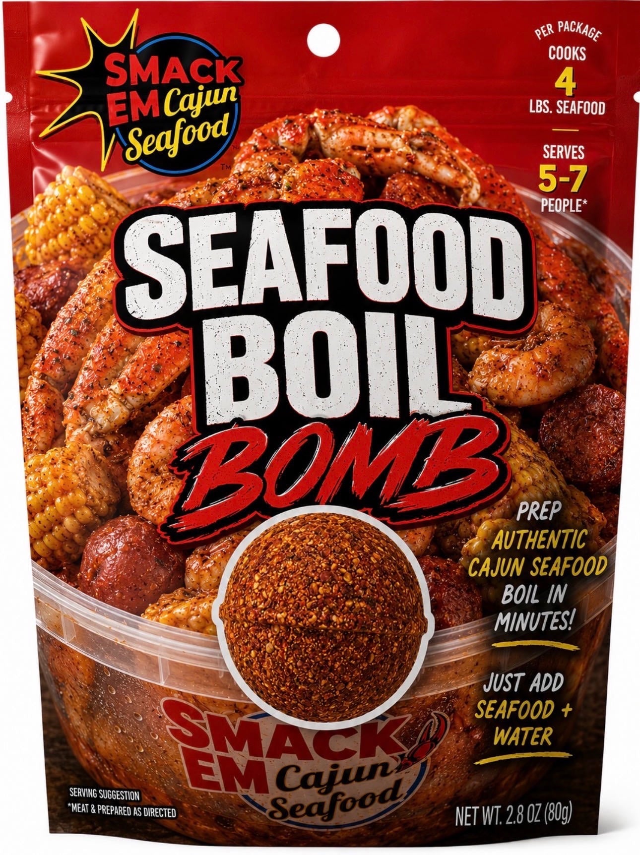 Smack Em Seafood Boil Bomb — Single Pack