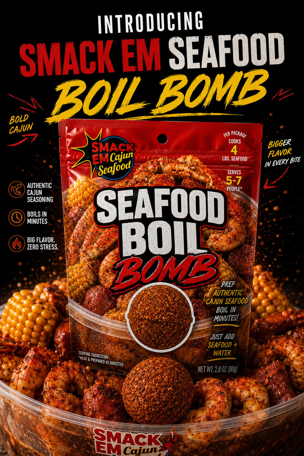 Smack Em Seafood Boil Bomb — The Boil