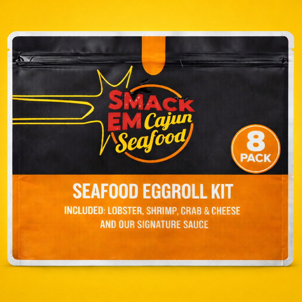 Seafood Eggroll 8 Count — Packaging